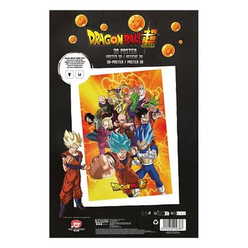 Póster Dragon Ball Super: Universal Survival Heroes 3D - SD Toys