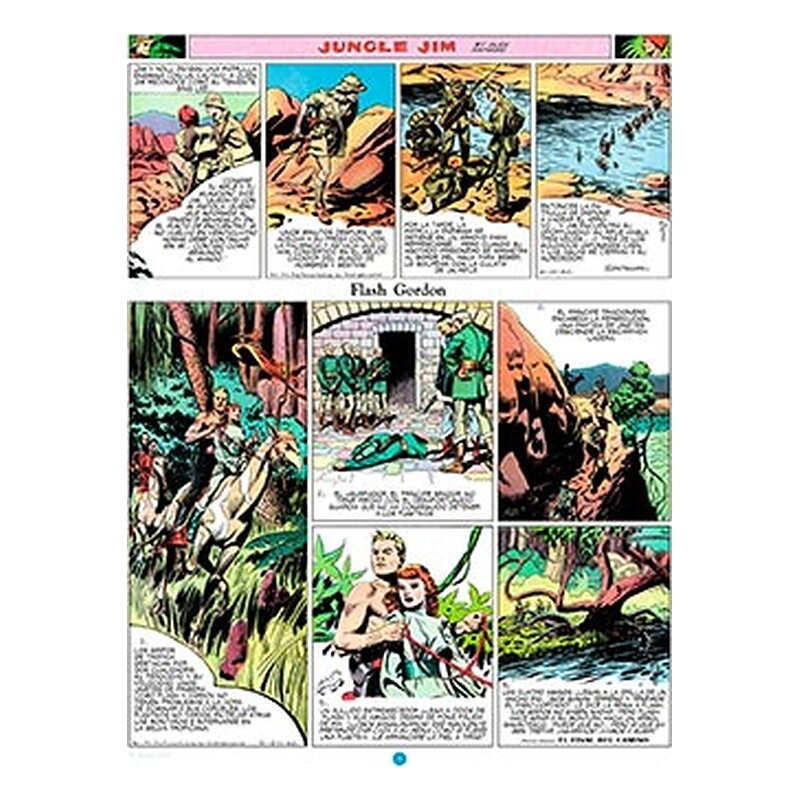 Flash Gordon & Jim de la Jungla 1942-1944 (Sunday Pages)