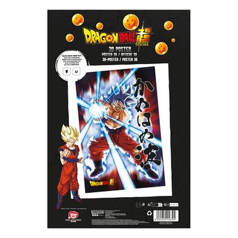 Póster Dragon Ball Super: Goku Universal Survival 3D (58 x 38 cm) - SD Toys