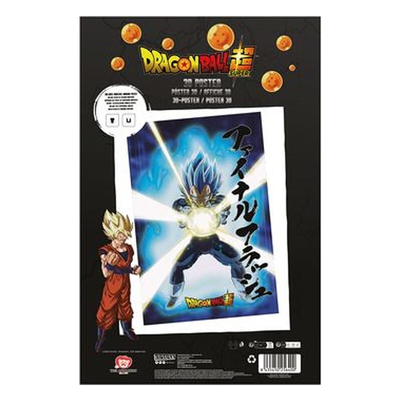 Póster Dragon Ball Super: Vegeta Universe Survival 3D - SD Toys
