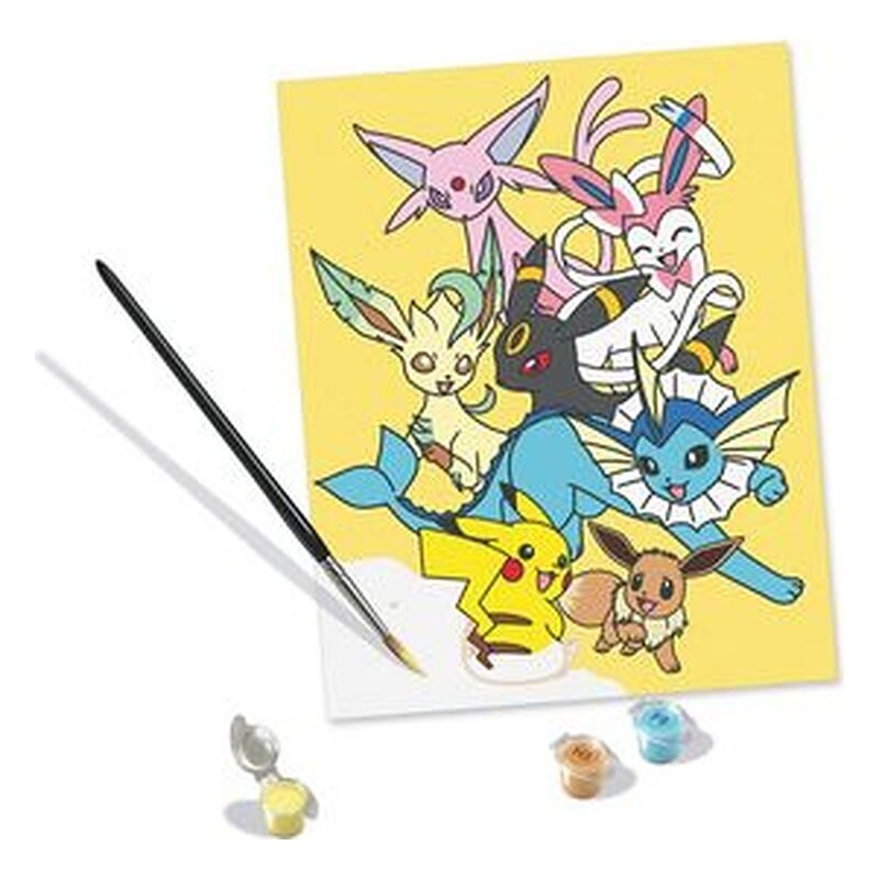 Kit de pintura por números CreArt Pokémon legendarios - Ravensburger