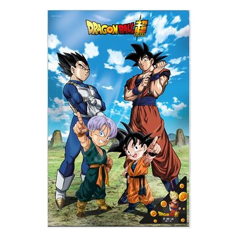 Póster Dragon Ball Super: Battle of Gods Goku Vegeta Family 3D - SD Toys