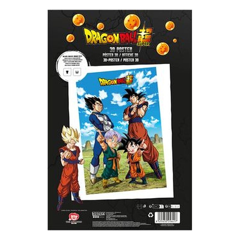 Póster Dragon Ball Super: Battle of Gods Goku Vegeta Family 3D - SD Toys