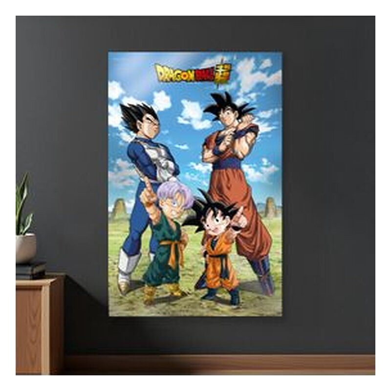 Póster Dragon Ball Super: Battle of Gods Goku Vegeta Family 3D - SD Toys