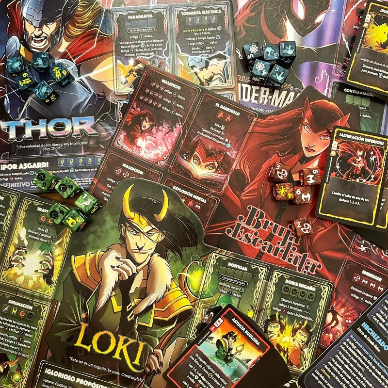 Caja 1 - Marvel Dice Throne + Correcciones