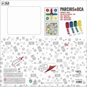 Tablero Parchís-Oca Madera Con Acc 40x40 Cm
