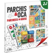 Tablero Parchís-Oca Madera Con Acc 40x40 Cm