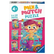 Mix & Match  3 x 24 pcs: Sirenas y monstruos marinos