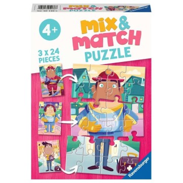 Mix & Match  3 x 24 pcs: Mis héroes favoritos