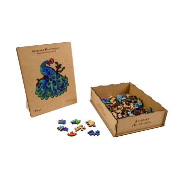 Artifact puzzle 2 en 1: pavo real