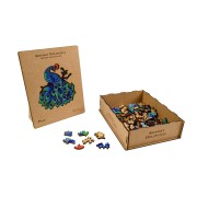 Artifact puzzle 2 en 1: pavo real