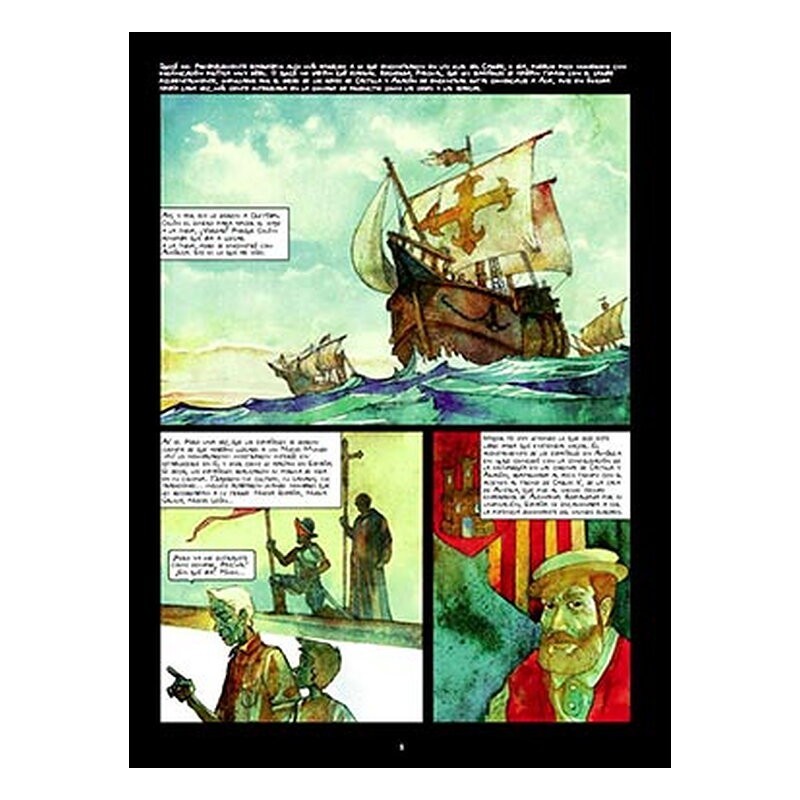 La Conquista: Adaptación gráfica