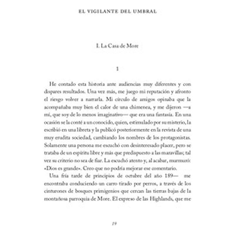 El vigilante del umbral y otras historias escocesas de terror