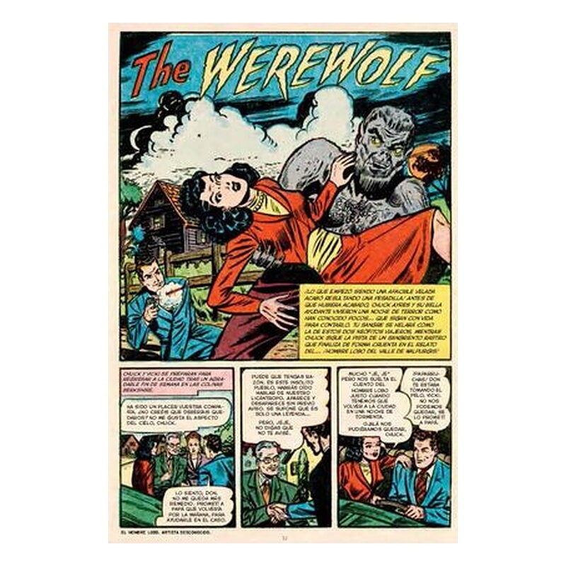 Voodoo 1952-1953 9 (Biblioteca de cómics de terror de los años 50)