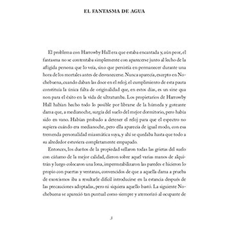 El fantasma de agua y otras historias de espectros singulares