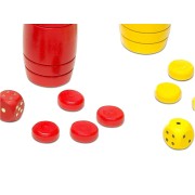 Tablero Parchís/Oca Con Acc De Madera