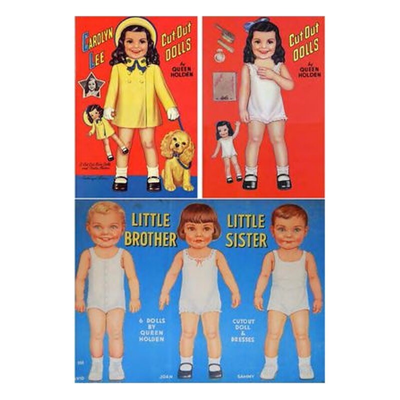 Vestidas de papel 2: Recortables norteamericanos