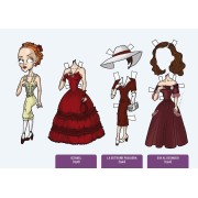 Muñecas recortables de película
