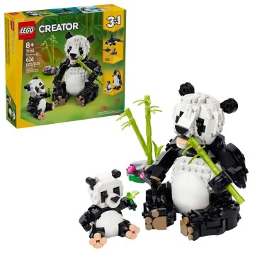 Fauna Salvaje: Familia de Pandas