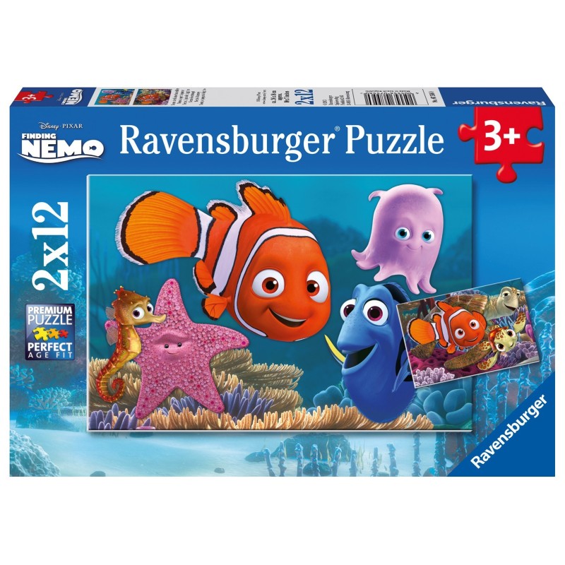 Puzzle 2 x 12 pz: Buscando a Nemo