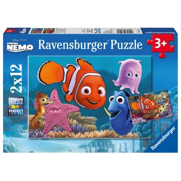 Puzzle 2 x 12 pz: Buscando a Nemo