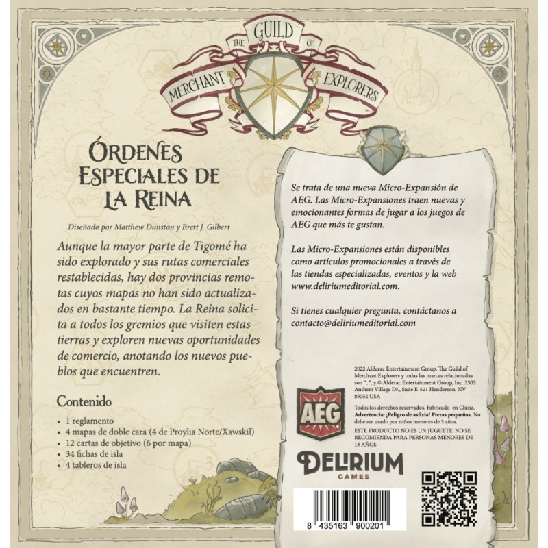 Expansión Órdenes Especiales de la Reina - The Guild of Merchant Explorers