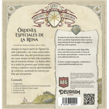 Expansión Órdenes Especiales de la Reina - The Guild of Merchant Explorers