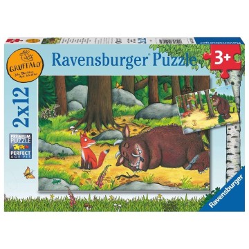 Puzzle 2 x 12 pz: Gruffalo