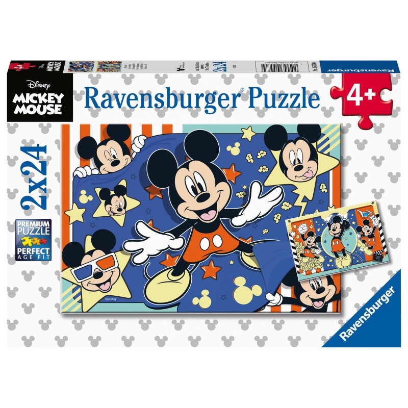 Puzzle 2x24 pz: Mickey Mouse