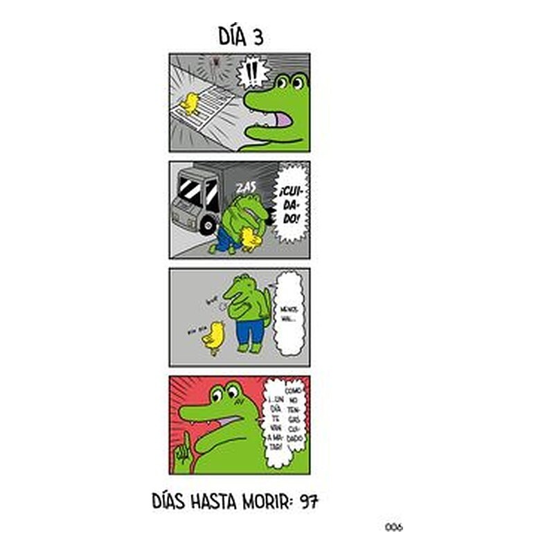 Este cocodrilo morirá en 100 días