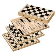 2519 Set de ajedrez + backgammon + damas
