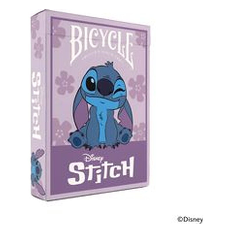 Baraja de póker Bicycle Disney Stitch Purple