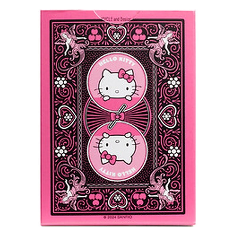 Baraja de póker Bicycle Hello Kitty Black & Pink Ultimate
