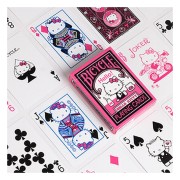 Baraja de póker Bicycle Hello Kitty Black & Pink Ultimate
