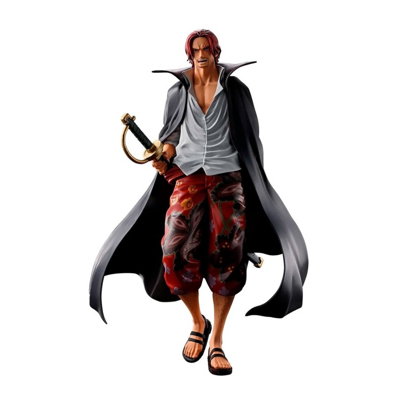Figura Ichibansho Shanks Red Hair Pirates - One Piece (21 cm) - Banpresto