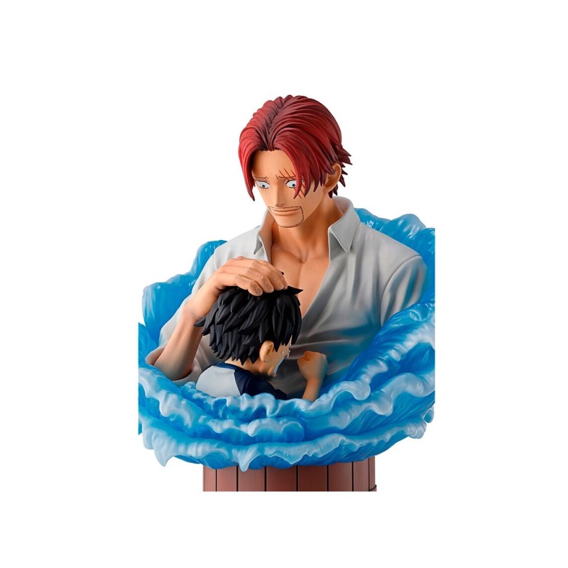 Figura Ichibansho Shanks & Luffy Red Hair Pirates - One Piece (15 cm)