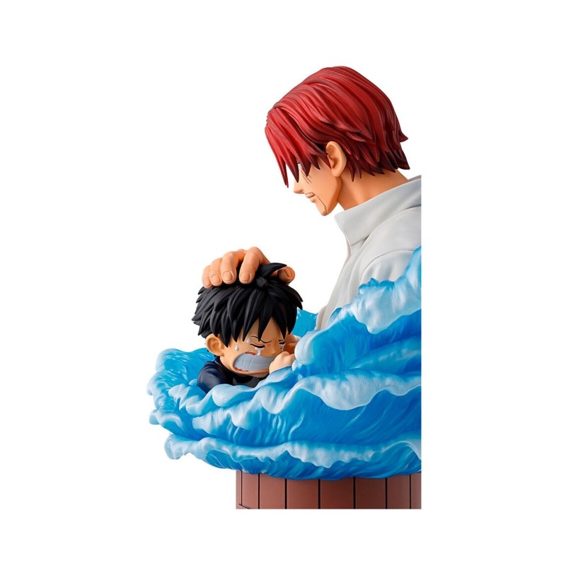 Figura Ichibansho Shanks & Luffy Red Hair Pirates - One Piece (15 cm)