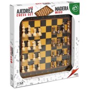 Tablero Ajedrez con Acc De Madera