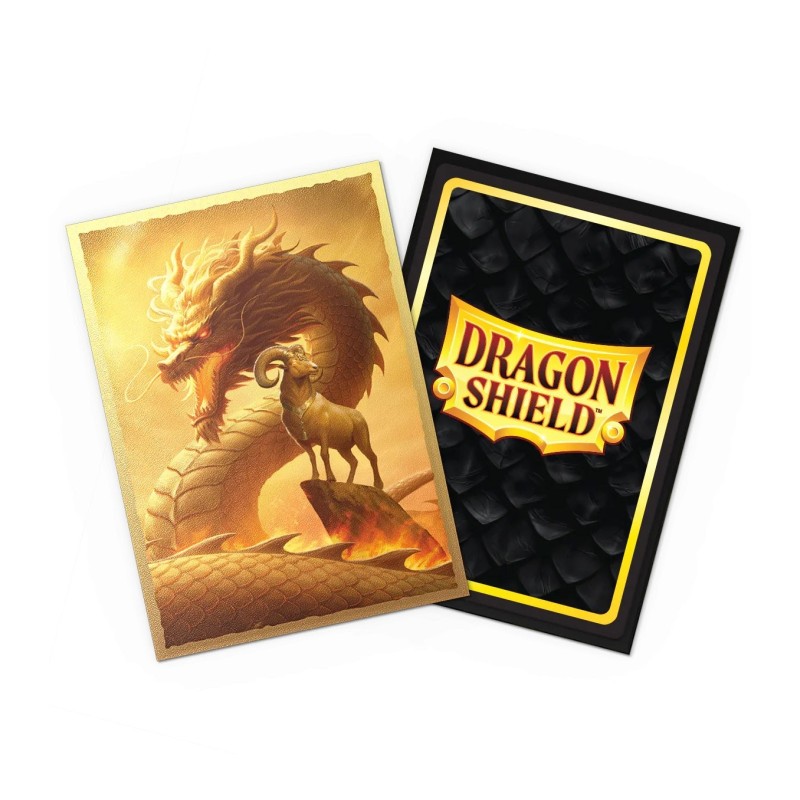 Fundas Dragon Shield Matte Fire Goat 2027 tamaño estándar (100 uds.)