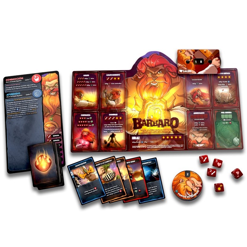 Bárbaro Vs Elfa Lunar - Dice Throne