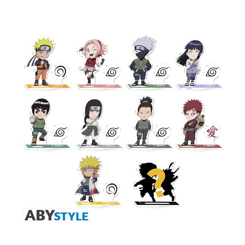 Blind bag acrílicas Naruto Shippuden - ABYstyle (18 unidades)