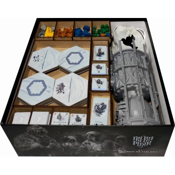 Inserto compatible con FROSTPUNK: EL JUEGO DE TABLERO (Base + Exp. Frostlander)