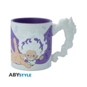 Taza 3D One Piece: Luffy Gear 5 con asa de nube - ABYstyle